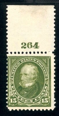 Scott 284 OG MNH FVF US 1898 Clay Plate # Single SCV $475+ - Image 1 of 2