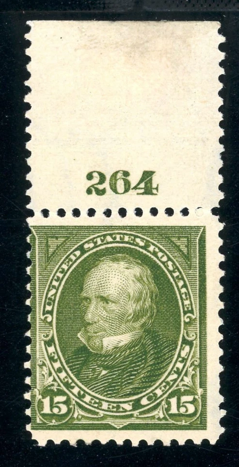 Scott 284 OG MNH FVF US 1898 Clay Plate # Single SCV $475+ - Image 1 of 2
