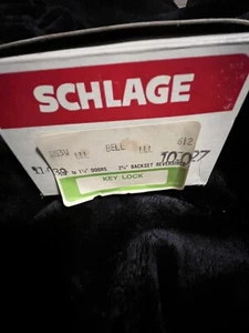 NOS serrures d'entrée Schlage A53W BELL 612 avec clés 2-3/4 BS bronze satiné ANSI SC22 - Photo 1 sur 5
