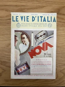 LE VIE D'ITALIA RIVISTA MENSILE TOURING CLUB ITALIANO GENNAIO 1935 - Picture 1 of 14