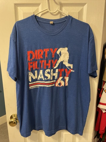 Rick Nash New York rangers hockey men’s blue shirt size XL Cover