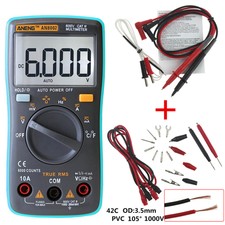 Digital LCD Multimeter Fluke Meter DC AC Voltage Tester Voltmeter Auto NEW