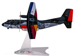 1:200 Herpa Luftwaffe Transall C-160 Aircraft Diecast Airplane Plane Model - Imagen 1 de 4