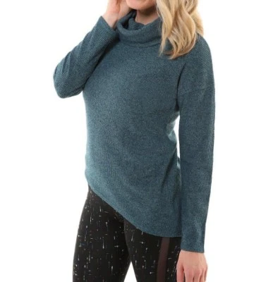 Soybu Mujer Sereno Asimétrico Dobladillo Suéter Capucha Cuello, Chuchería, Talla Grande Foto 1 de 3