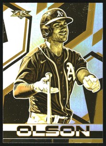 2021 Topps Fire Gold Minted #130 Matt Olson