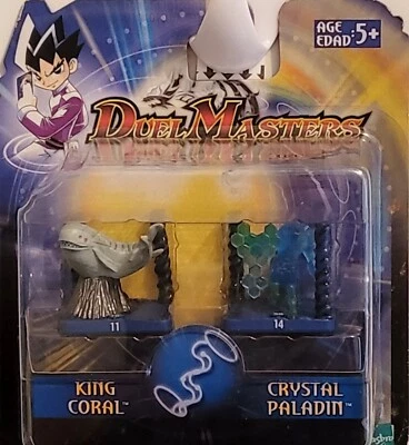 Minifigura Duel Masters King Coral & Crystal Paladin paquete de 2 (2003) Hasbro Foto 1 de 4
