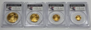 LOT x 4: PR69DCAM Philip Diehl Signed 1993W $50 & 1993P $25, $10, $5 Gold Eagles - Picture 1 of 10