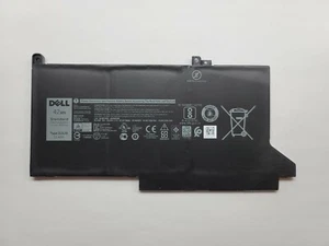 OEM Genuine Dell Latitude 7280 7290 Battery DJ1J0 Fast US Shipping 42Wh 11.4V - Picture 1 of 2