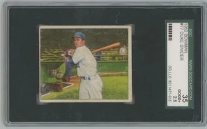 Duke Snider 1950 Bowman SGC 2.5 #77 Brooklyn Dodgers - Picture 1 of 2