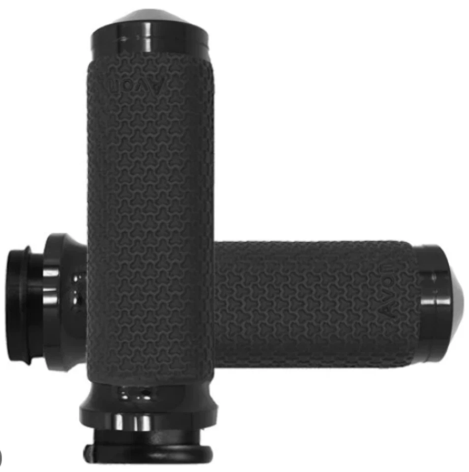 Empuñadura de espuma viscoelástica Fly By Wire negra 40-4737BK Harley-Davidson AVON GRIPS Foto 1 de 4