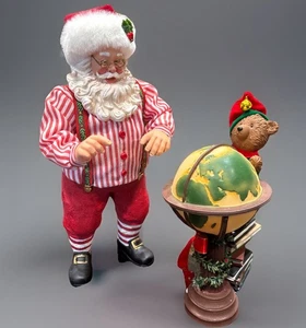 Clothtique Possible Dreams Santa "Across the Globe" w/ Box #4057136 Lighted - Picture 1 of 19