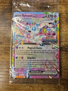 Sylveon ex 041/131 Prismatic Evolutions Stamp - Pokemon TCG S&V - NM+/SEALED! - Picture 1 of 3