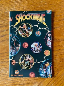 DETROIT SHOCK Shockwave Official WNBA Program 1999, Lieberman, Brondello - Picture 1 of 4