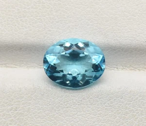 Sky Blue Topaz Oval 8X6 MM 9X7 MM 10X8 MM 11X9 MM 12X10 MM Loose Gemstone - Picture 1 of 6