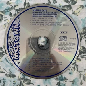 Marvin Gaye Great Songs & Performances CD - 1992 Motown CD - Foto 1 di 2
