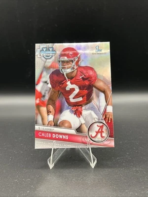 2023 Bowman University Chrome - Caleb Downs #49 Refractor (RC) - Image 1 of 2