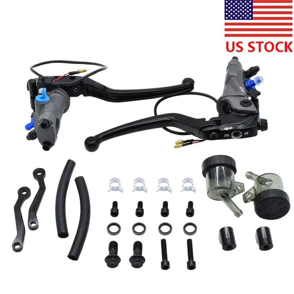 Universal CNC Hydraulic Brake Clutch Lever Master Cylinder Pump for Honda Harley - Image 1 of 4
