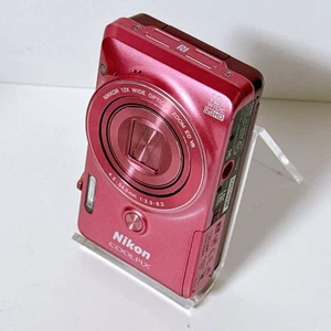 Nikon Coolpix S6900 Pink Kompakt Digitalkamera gebraucht mit Akku & Zubehör - Bild 1 von 6