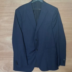 Z ZEGNA navy wool plaid blazer size 52R (US 42R) Solferino business casual - Picture 1 of 6
