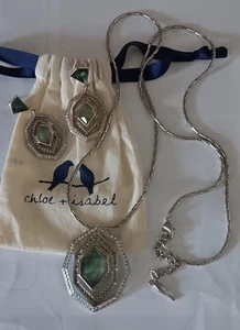 Neu Chloe & Isabel Nordlichter Halskette Ohrringe Set im Logo Staubbeutel - Bild 1 von 3