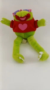 Mini Frog Love Heart 9" Plush Stuffed Animal Valentines  - Picture 1 of 3