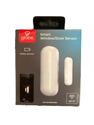 Sensor inteligente de puerta y ventana Globe Electric 50274 blanco Wi-Fi CR2-3V Foto 1 de 4