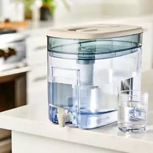 Great Value 40 Cup Water Filter Pitcher Large Capacity Great Tasting Water,White - Picture 1 of 9