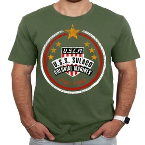 T-Shirt USCM Colonial Marines Distressed für Erwachsene - Bild 1 von 1