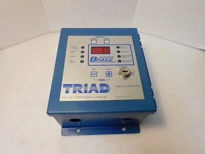 TRIAD CONTROLS TIME BASED BRAKE MONITOR UNKNOWN MODEL NO KEY - Image 1 of 4