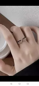 Quirky Glasses Shaped Ring.. Very Cool - Picture 1 of 5