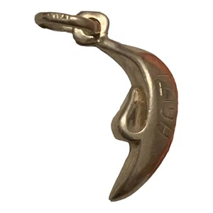 Italian Sterling Silver Peeled Banana “Haiti” Charm Or Pendant - Picture 1 of 7