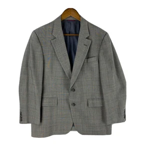 Hart Schaffner & Marx Wool Blazer Men's 42R Gray Heritage Cloth American Preppy - Picture 1 of 14