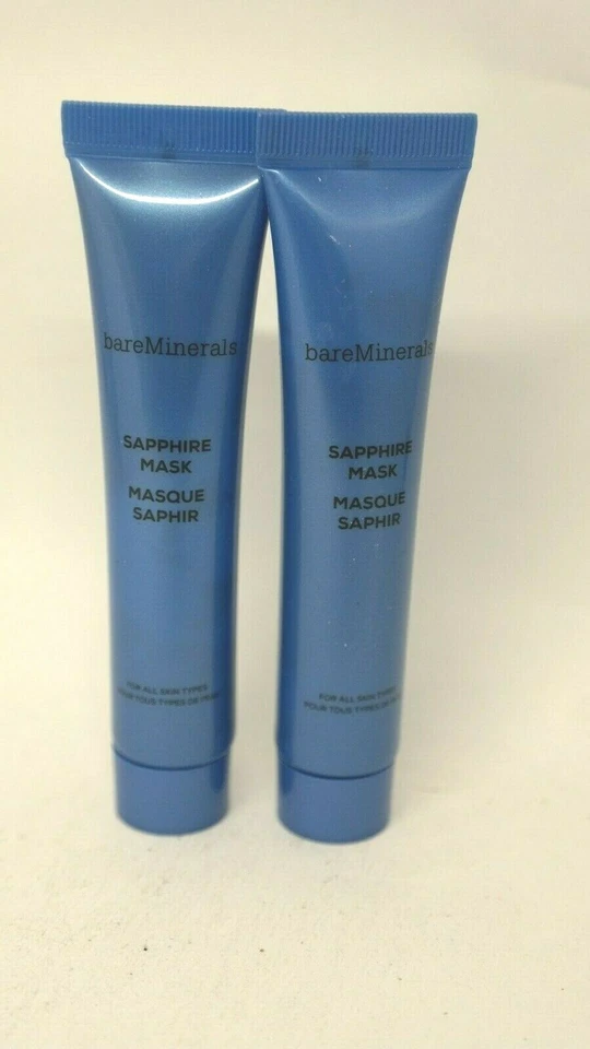 BareMinerals Mini Mettalic сапфировая маска ~ лот из 2 ~ 0,5 унц каждая - Изображение 1 из 1
