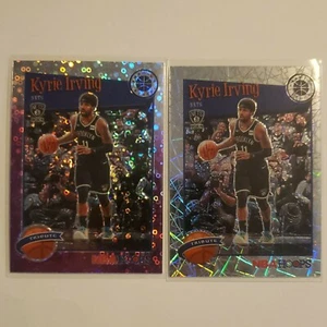 2019 Nba Hoops Premium Stock Kyrie Irving Purple Disco Prizm Tribute & Lazer... - Picture 1 of 9
