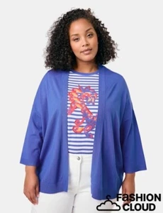 SAMOON Strickjacke  Blau  Art.:932991-29505  Gr.  44,46,48  VP 89,99 € - Bild 1 von 6