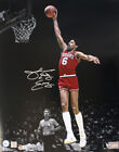 Julis Erving Autographed/Signed Philadelphia 76ers 16x20 Photo Beckett 39673
