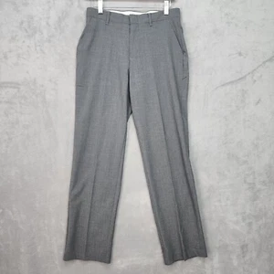 Chaps Dress Pants Boys SZ 16 28"x29" Reg Youth Formal Gray School Uniform - Picture 1 of 10