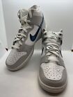 NEW  Wmns Nike Dunk High FLS Summit White Gray Fog Teal Shoes DR7855-100 Size 9