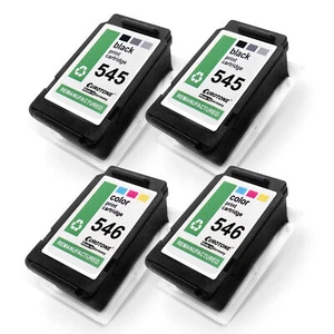 4x ECO Patrone 2+2 f�r Canon Pixma MG-2550-s MX-495 MX-494 MG-2440 MG-3050 - Afbeelding 1 van 3