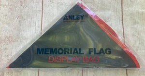 ANLEY MEMORIAL FLAG DISPLAY BAG NEW OPEN PACK - Picture 1 of 2