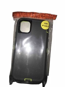 iPhone 11 Green On Grey Phone Case - Picture 1 of 2