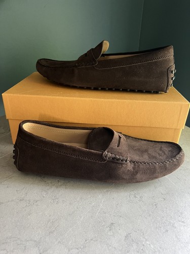 TOD’S Mocassini da guida Tod's Gommino in camoscio nuovi con scatola UK 9 5 US 11