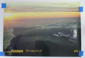 Vintage 1980's IBM Purchase: The Way to LA 17"x24" Poster #6 - Picture 1 of 5