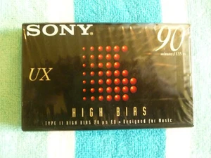 CINTA DE CASETE DE AUDIO EN BLANCO SONY UX 90/90 MINUTOS ALTO SESGO TIPO II *NUEVA* - Imagen 1 de 1