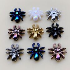 Chunky Glitter Spiders Halloween Glitter Sparkle Spiders Jewellery 8 Colour/+Mix