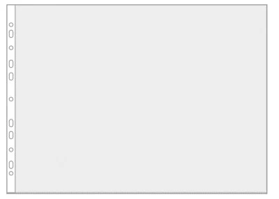 PS-HANDELSHAUS 100x STARKE *A3* glatte Prospekthülle 80my *GLASKLAR* Klarsichthülle QUERFORMAT