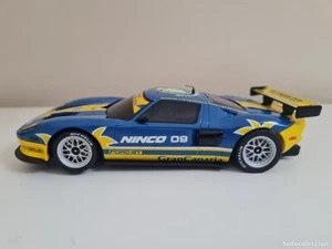 706- Scalextric NINCO COCHE FORD GT WORLDCUP 2009 50544 SLOT CAR MODEL alfreedom - Picture 1 of 3