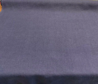 100% Belgian Linen Blue Denim Ventanas Bimitex Fabric By the Yard - Image 1 of 4