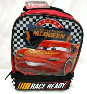 Cars Lightning McQueen Dome Dual Compartment Insulated Lunch Bag Lunchbox-New! - Picture 1 of 2