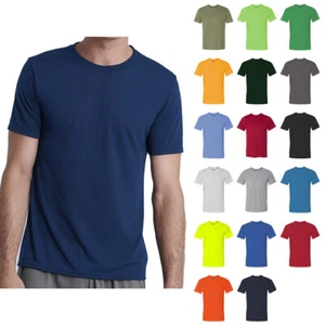 T-shirt uomo Gildan Performance 100% poliestere abbigliamento attivo 42000 - Foto 1 di 23